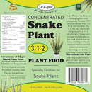 EZ-GRO Professional Liquid Snake Plant Fertilizer - 8 oz | 3:1:2 Concentrated Nutrient for Indoor Plant Food, Liquid Fertilizers for Houseplants | Houseplant Fertilizer to Boost Root Health by GreenHaven Gardens