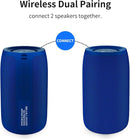 Bluetooth Speaker,MusiBaby Wireless,Waterproof,Outdoor,Portable Speaker,Dual Pairing,Loud Stereo,Booming Bass,24H Playtime Wireless Speakers for Home,iPhone,Party,Gifts(Blue) by TinyTreasures Baby Boutique