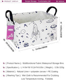 Rectangular Storage Basket Fabric Organizer Bin for Toys,Books,Clothes,Gifts,Pets-Perfect for Home,Office,Nursery,Dorm,Shelf(Rec Spaceships) by TinyTreasures Baby Boutique