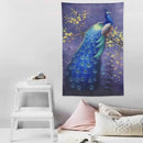 yowecso Peacock Tapestry - Purple Peacock Wall Hanging for Bedroom, Living Room & Dorm - 40"x60" by CozyNest Decor