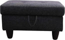 Ottoman Rectangular Storage Ottoman Bench, Footrest Stool Footstool with Lid for Living Room, Bedroom, Entryway, Brown, 28.5"x19"x17.5" by CozyNest Decor