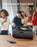 Speakers, 80w (Peak) Portable Wireless Speaker with Lights, Stereo Loud Sound, IP67 Waterproof, Deep Bass Outdoor Speakers Bluetooth 5.0 Dual Pairing for Home Party Beach Camping, Gifts by TinyTreasures Baby Boutique