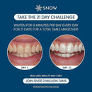 Snow Teeth Whitening Kit - Snow Teeth Whitening Serum and LED Mouthpiece Whitener, Formulated with Hydroxyapatite, Good for 6 Months - Wired Kit with 3 Wands by CozyNest Decor