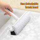 Scrub Brush Floor Brush with Long Handle,Double-Sided V-Shaped Scrub Brush，Shower Floor Scrubber for Cleaning, Tile Scrub Brush with Stiff Bristles, 52' by CozyNest Decor