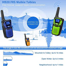 Walkie-Talkies for Kids Rechargeable Walkie Talkie for Adults Long Range FRS 2 Way Radio 3 Pack with Lanyard Battery 4 Miles NOAA USB, Family Toys for 3-12 Year Old Girls Boys Toddlers Camping by TinyTreasures Baby Boutique