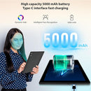 Tablet 10 inch Android 14, Octa-Core, 10GB RAM 64GB ROM 1TB Expandable, Widevine L1, 1280x800 IPS Touchscreen, BT 5.4, Dual Camera with Flash (Black) by TinyTreasures Baby Boutique