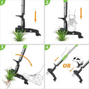 4-Claw Weed Puller Tool Stand Up Heavy Duty, 40'' Long Weeding Tool with Long Handle Stainless Steel Claws Gardening Weed Pulling Tool for Lawn and Garden by GreenHaven Gardens