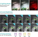 Grow Lights for Indoor Plants, 84LEDs Clip Plant Lights, Full Spectrum LED Plant Growing Lamps with FlexibleGooseneck4/8/12/18H Timer, 3 Spectral Modes, 10 Dimmable Levels (1 Pack) by GreenHaven Gardens