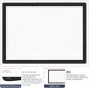 iVyne Corded A4 Light Pad for Diamond Painting & Art Projects – LED Light Board with Diamond Art Accessories – Ultra-Thin & Portable Diamond Dot Light Board, Perfect for Artists - Black by TinyTreasures Baby Boutique
