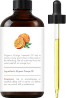 Handcraft Blends Organic Orange Essential Oil – 1 Fl Oz – 100% Pure and Natural – Premium Grade Essential Oil for Diffuser and Aromatherapy by CozyNest Decor