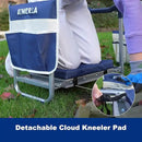K5 Foldable Garden Kneeler Seat Heavy Duty (Detachable Cloud Kneeler Pad) Garden Stool - 2 Large Capacity Garden Tool Bags with Pockets - Portable Garden Bench for Indoor and Outdoor by GreenHaven Gardens
