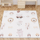 59x59 Baby Play Mat, Foldable Baby Mat for Floor Tummy Time and Crawling, Waterproof & Anti-Slip Reversible Portable for Toddler Infant by TinyTreasures Baby Boutique