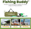 DaddyGoFish Kids Fishing Pole - Rod Reel Combo Tackle Box Starter Set - First Year Small Gear Kit for Boys Girls Toddler Youth Age Beginner Little Children by TinyTreasures Baby Boutique