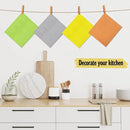 Swedish Dishcloths for Kitchen | 6 Pack Dish Towels Cellulose Sponge Cloths | Non-Scratch Reusable Paper Towels Washable | No Odor Fast Drying Swedish Cloths, Multicolor by CozyNest Decor