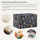 Storage Basket Bin Mushroom Snail Organizer Basket Collapsible Shelf Basket Cube with handle for Nursery Bedroom Bathroom, one sizex1 by TinyTreasures Baby Boutique
