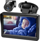 Baby Car Camera,4.3" HD Infrared Night Vision Baby Car Mirror with 178° Wide View, Safety Rear Facing Car Set Camera for Infants Kids Toddlers by TinyTreasures Baby Boutique