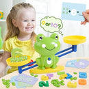 BAKAM Frog Balance Scale Toy, Number Counting Blocks Games, Montessori Math Games for Kids 5-7, Preschool Kindergarten Learning Activities, STEM Educational Toys for 3+ Year Old by TinyTreasures Baby Boutique