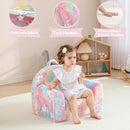 Toddler Chair Comfy,Toddler Couch Fold Out, 2-in-1 Kids Chair,Flip Out Kids Couch,Toddler Sofa Convertible,Children Reading Chair for Age 1-3(Pink) by TinyTreasures Baby Boutique