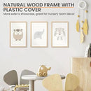 upsimples 11x17 Picture Frame, Natural Solid Wood Picture Frames, Display 9x15 with Mat or 11 x 17 Without, Vertical or Horizontal Wall Hanging, 1 Pack, Natural by CozyNest Decor