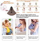 Baby Sling Carrier Adjustable Baby Sling 2025 Upgraded Toddler Sling Comfortable Baby Wrap Carriers Ergonomic-Designed, Travel Friendly Carrying 10-45 LbsLeopard by TinyTreasures Baby Boutique