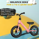 Toddler Balance Bike Toys for 2 to 5 Year Old Girls Boys Adjustable Seat and Handlebar No-Pedal Training Bike Best Gifts for Kids by TinyTreasures Baby Boutique