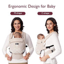 Momcozy Baby Carrier - Ergonomic, Cozy and Lightweight Carrier for 3-24 Months, Effortless to Put On, Ideal for Hands-Free Parenting, Enhanced Lumbar Support, Purehug for Infant to Toddler, Khaki by TinyTreasures Baby Boutique