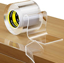 Clear Edge Protector,Safe Corner Protector, Anti-Sharp Edge Protector, for Furniture, Drawers, Tables, Cabinets 2inX3.28FT by TinyTreasures Baby Boutique