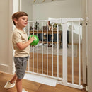 Cumbor 36" Extra Tall Baby Gate for Dogs and Kids with Wide 2-Way Door, 29.7-40.6" Width, and Auto Close Personal Safety for Babies and Pets, Fits Doorways, Stairs, and Entryways by TinyTreasures Baby Boutique