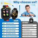 Smart Watch for Kids with 39 Games Camera Video Recorder Music Alarm Calculator Calendar Flashlight Parental Control Pedometer, Gift Toys for 4-12 Years Old Boys and Girls (Black) by TinyTreasures Baby Boutique