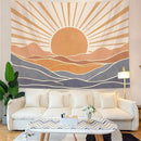 Lunerfex Boho Sun Tapestry Sunset Wall Tapestry, Mountain Tapestries for Bedroom 80s Tapestries Wall Hanging for Bedroom Living Room Decor Boho-3 60"x80" by CozyNest Decor