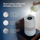 BLUEAIR Premium Smart Humidifier for Large Rooms, Bedrooms, Better Sleep with Evaporative Invisible Mist Tech, Auto Humidify, Easy Top Fill, Smart Control with App, Touchscreen, 3.5L Tank for 48 hours by TinyTreasures Baby Boutique