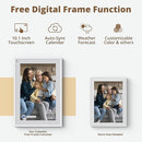 10.1" Digital Calendar Chore Chart – 1080P Full HD Interactive Touchscreen, Smart Family Planner, Hearth Display Digital Wall & Desk Mountable for Seamless Scheduling by TinyTreasures Baby Boutique