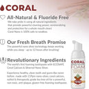 Coral Nano Silver Foaming Cinamon Tea Tree Toothpaste, Natural Fluoride Free Toothpaste, SLS and Glycerin Free - 4 Ounce by CozyNest Decor