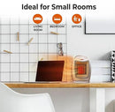 Comfort Zone Oscillating Indoor Space Heater, Portable, Ceramic, Electric, Energy-Efficient, Adjustable Thermostat, Tip-Over Switch, Overheat Protection, Ideal for Home, Bedroom, Office, 1500W, CZ449E by CozyNest Decor