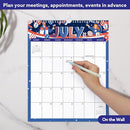Wall Calendar 2025-2026, 18 Month Calendar from July 2025 to December 2026 Large Desk Calendar with Twin-Wire Binding for Home Office Planning Personal Organisers（14.5" x 11.8"), Festival Style by TinyTreasures Baby Boutique