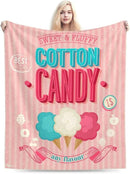 HGOD DESIGNS Candy Throw Blanket Sweet and Colorful Candy Pink Blanket Super Soft Flannel Throw Blanket Lightweight Plush Fuzzy Bed Blanket for Bedding Sofa and Travel 50"X60" by CozyNest Decor