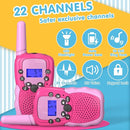 Selieve Toys for 3-12 Year Old Girls Boys, Walkie Talkies for Kids 22 Channels 2 Way Radio Toy with Backlit LCD Flashlight, 3 Miles Range for Outside, Camping, Hiking by TinyTreasures Baby Boutique