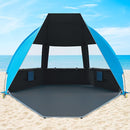 Gorich Portable Beach Tent for 3/4-5/6-7 Person with UPF 50+ UV Protection, Lightweight & Foldable Sun Shelter with 5 Sand Bags, Easy Setup Windproof Beach Umbrella Sun Shade by TinyTreasures Baby Boutique
