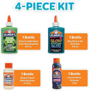 Elmer’s Glue Slime Kit Dinosaur Night Makes Color Changing and Glow in the Dark Slime Includes Liquid Glue and Activator 4 Count by TinyTreasures Baby Boutique