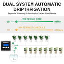 WADEO Automatic Watering System for Potted Plants, Dual Pump Plant Watering System, 15 Potted Automatic Plant Waterer for Indoor, Automatic Drip Irrigation Kit with Digital Programmable Water Timer by GreenHaven Gardens
