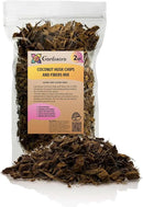 Premium Coconut Husk Chips and Fibers Mix for Orchids, Houseplant, Monstera and Fiddle Leaf Fig by GARDENERA (2 Quart Bag) by GreenHaven Gardens