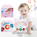 Baby Toys 0-6-12 Months, Plush Owl Stuffed Animal Musical Toys with Light & Sounds, Infant Roly-Poly Sensory Birthday Easter Egg Gift for Newborn Boys & Girls by TinyTreasures Baby Boutique
