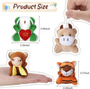 Zhanmai 100 Pcs Mini Plush Stuffed Animal Bulk Small Animal Toys Keychain Party Favors Easter Egg Stuff for Kids Birthday Valentine Carnival Classroom Prizes Gift Goodie Bag Filler (Forest Animals) by TinyTreasures Baby Boutique