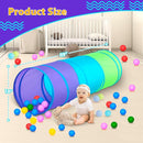 Moncoland Kids Play Tunnel Tent for Toddlers, Colorful Pop Up Crawl Toy Baby Infant Children or Dog Cat Pet, Collapsible Gift Boy and Girl Game (Colorful Kids Tunnel) by TinyTreasures Baby Boutique