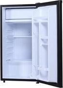 RCA RFR321-B-Black-COM RFR321 Single Mini Refrigerator-Freezer Compartment-Adjustable Thermostat Control-Reversible Doors-Ideal for Dorm, Office, RV, Garage, Apartment-Black Cubic Feet, 3.2 CU.FT by CozyNest Decor