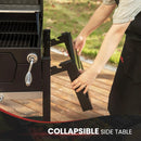 Royal Gourmet CD1824EC 24 Inch Movable Charcoal Grill with Cover, 490 Sq. In. Cooking Area, Outdoor Barbecue Grill with Foldable Side Tables for Outdoor Picnic and Camping Grilling, Black by GreenHaven Gardens