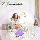 Karaoke Microphone Machine Toys for Kids Adults, Mini Portable Bluetooth Speaker with 2 Wireless Mics, Christmas Birthday Gifts for Boys Girls Ages 3 4 5 6 7 8 9 10 11 12+ Year (Purple) by TinyTreasures Baby Boutique