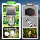 Solar Pathway Lights Outdoor, 4 Pack Upgraded Solar Lights Outdoor Waterproof, Bright Up to 15 Hrs Auto On/Off Garden Light for Yard Patio Lawn Path Walkway Driveway Outside Decor(Cool White) by CozyNest Decor