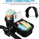 Accmor Stroller Cup Holder with Tray, Universal Cup Holder, Bike Bottle Holder, 360° Rotatable Large Caliber Drinks Holder for Stroller, Bike, Wheelchair, Walker by TinyTreasures Baby Boutique