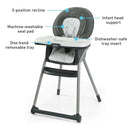 Graco® Table2Table LX 6-in-1 Highchair, Arrows with Infant Head Support & One-Hand Removable Tray by TinyTreasures Baby Boutique